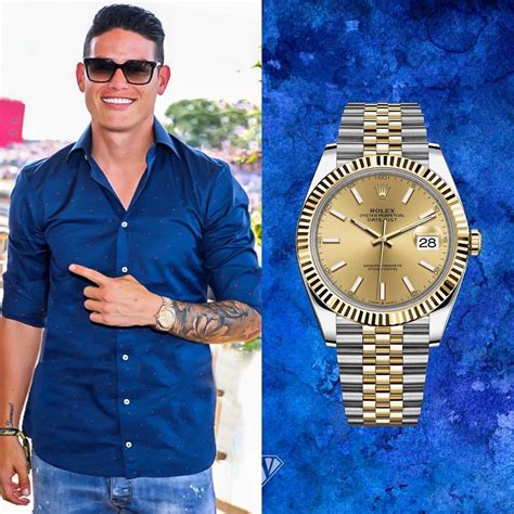 James Rodríguez – Rolex Datejust in oystersteel